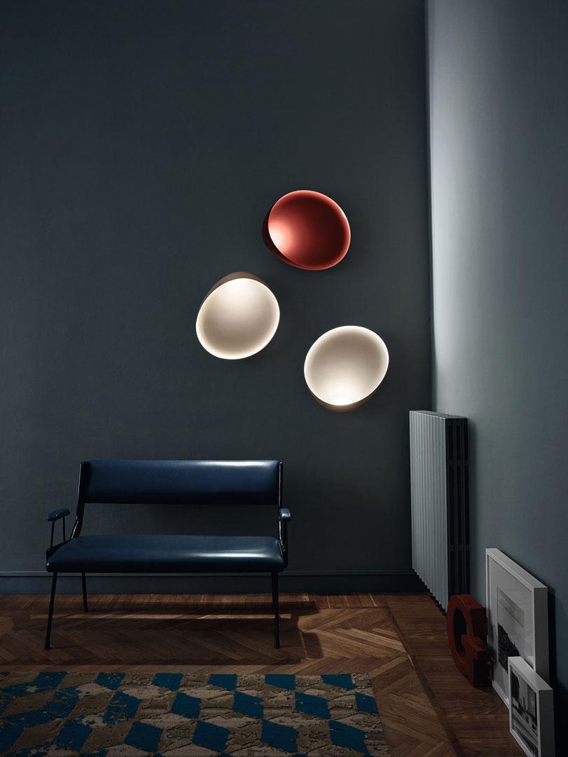 Plastic wall lamp | Lake by Foscarini