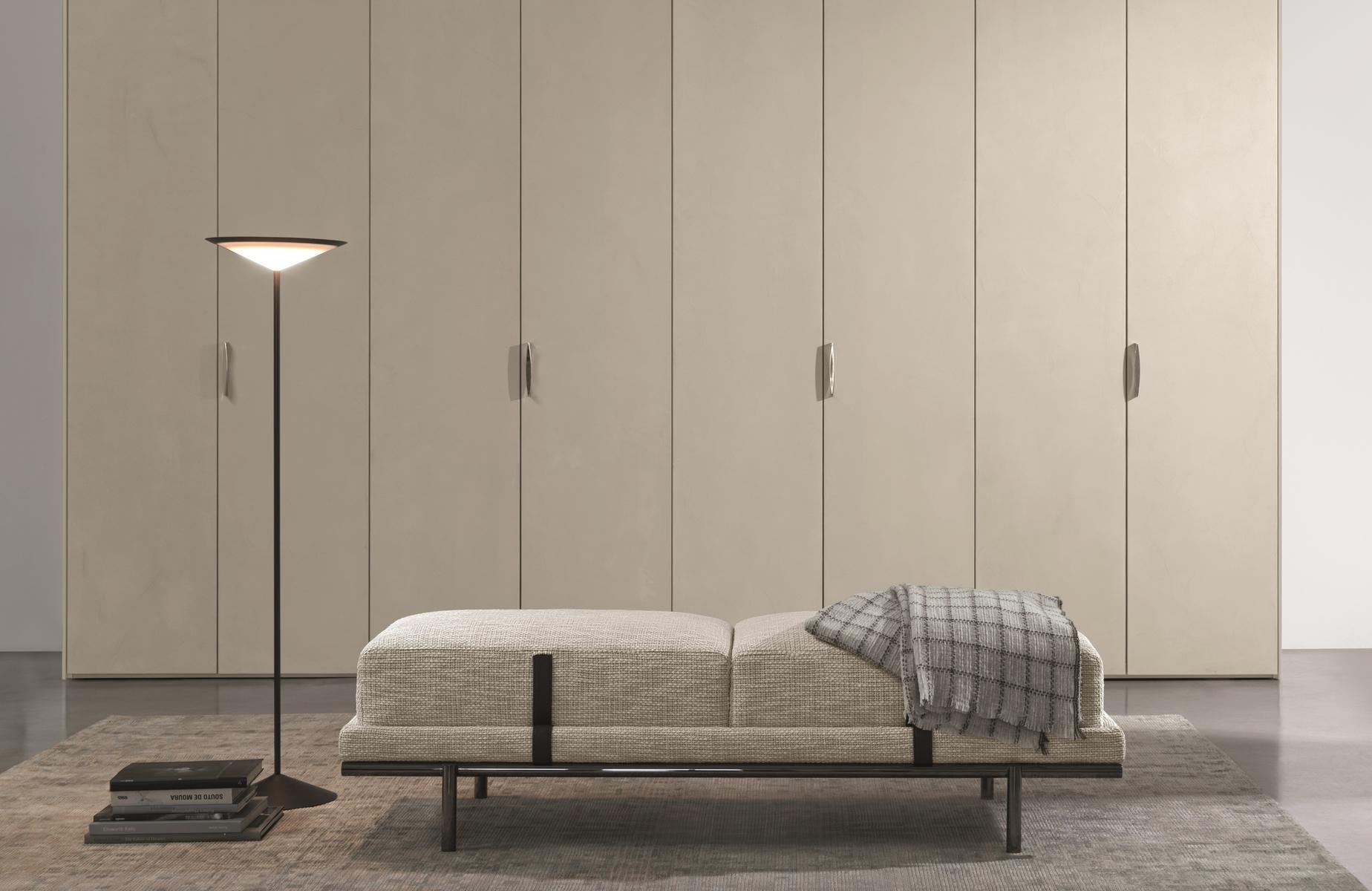 Upholstered fabric bench | New Bond by Flou