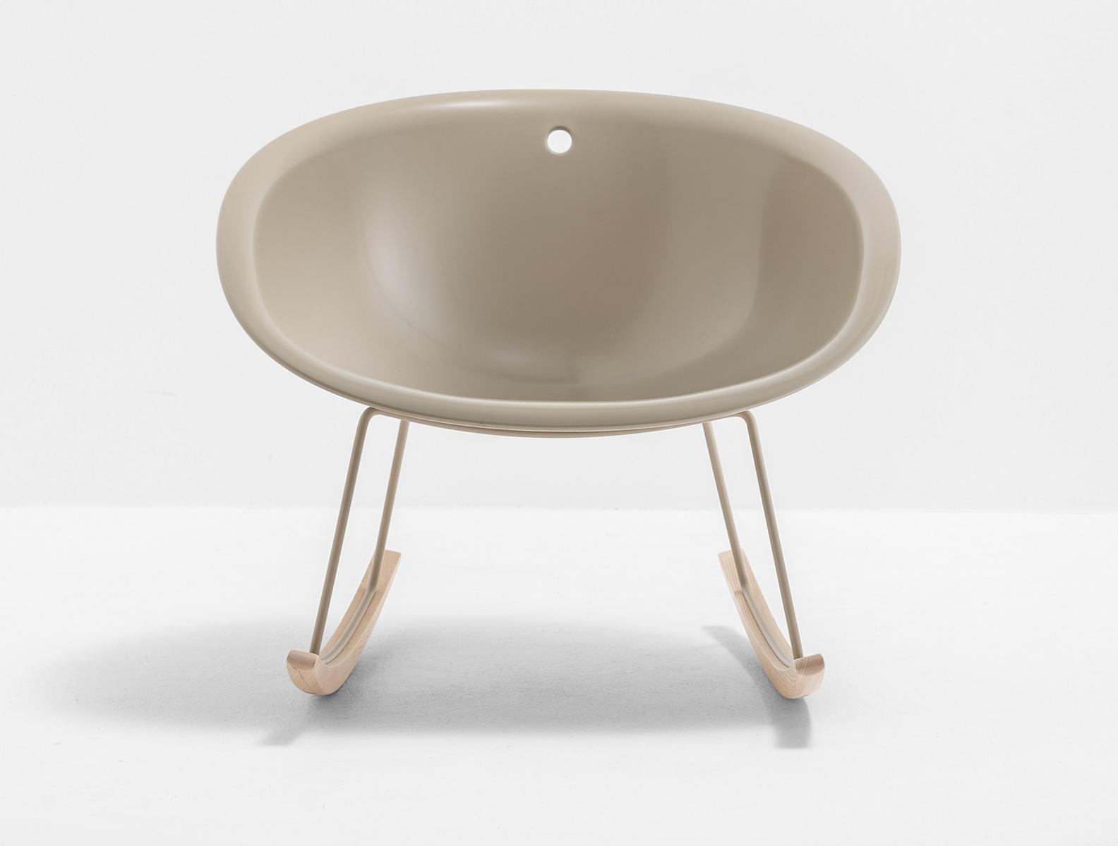 Rocking technopolymer easy chair | Gliss Swing 350 by Pedrali