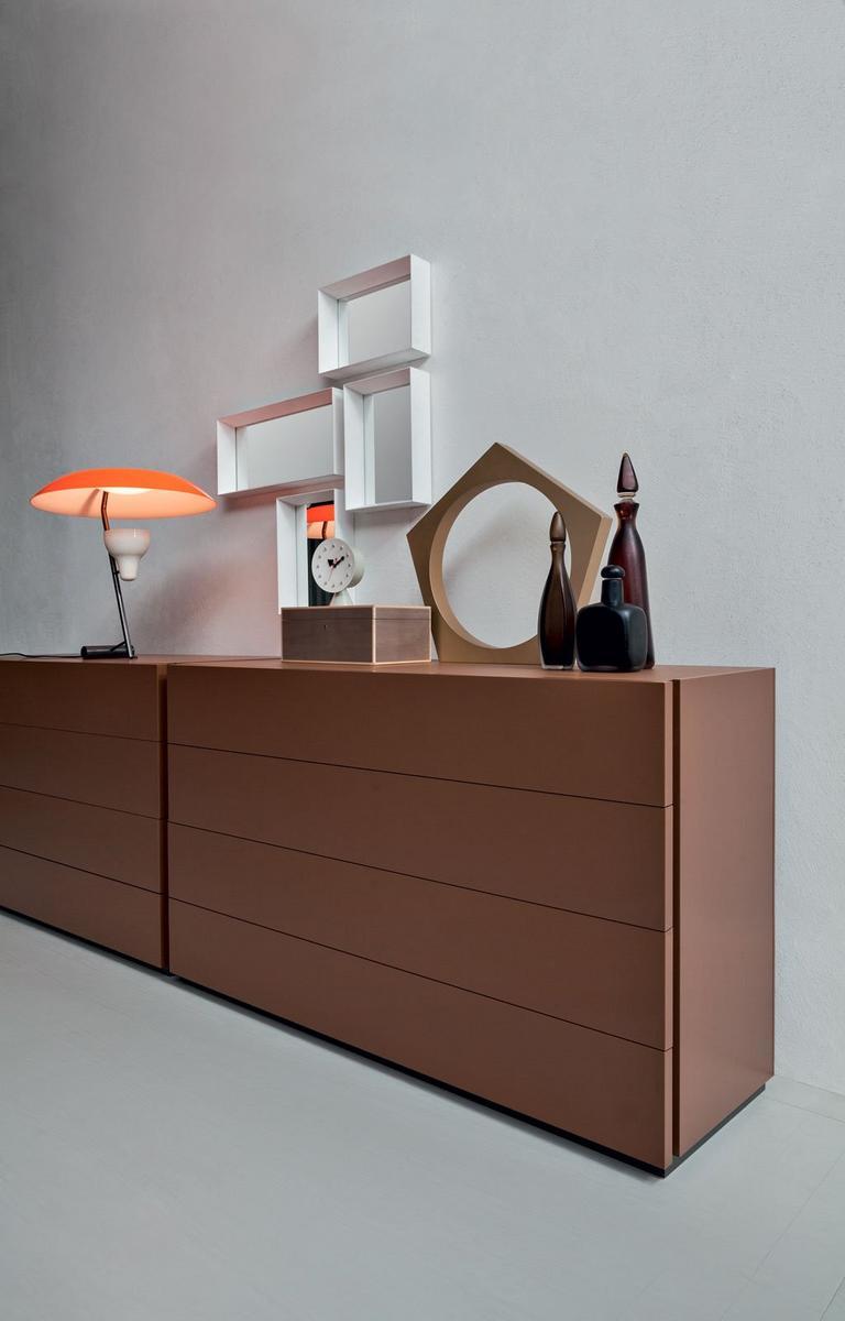Wooden chest of drawers | 606 by Molteni