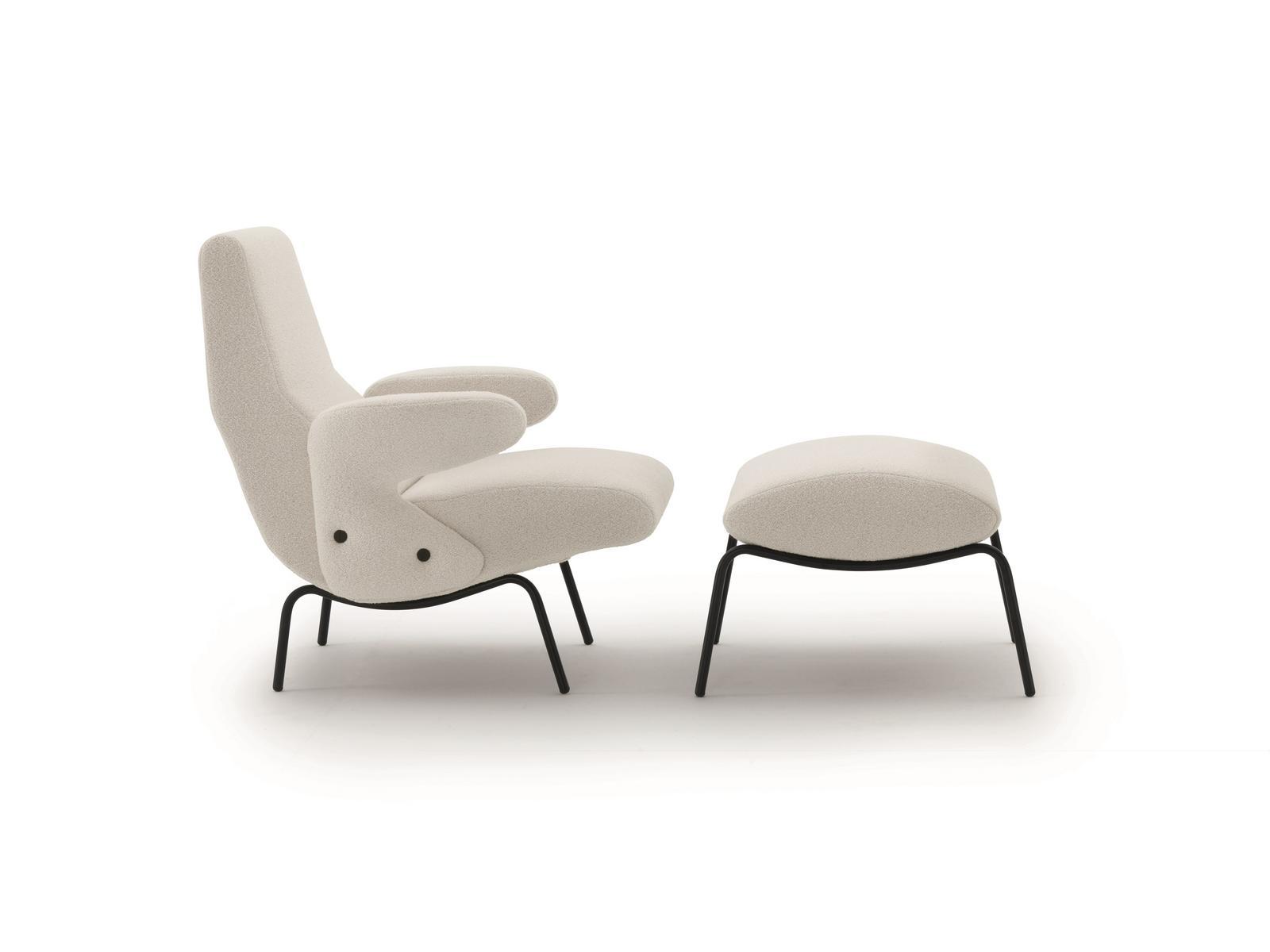 Fabric armchair | Delfino by Arflex