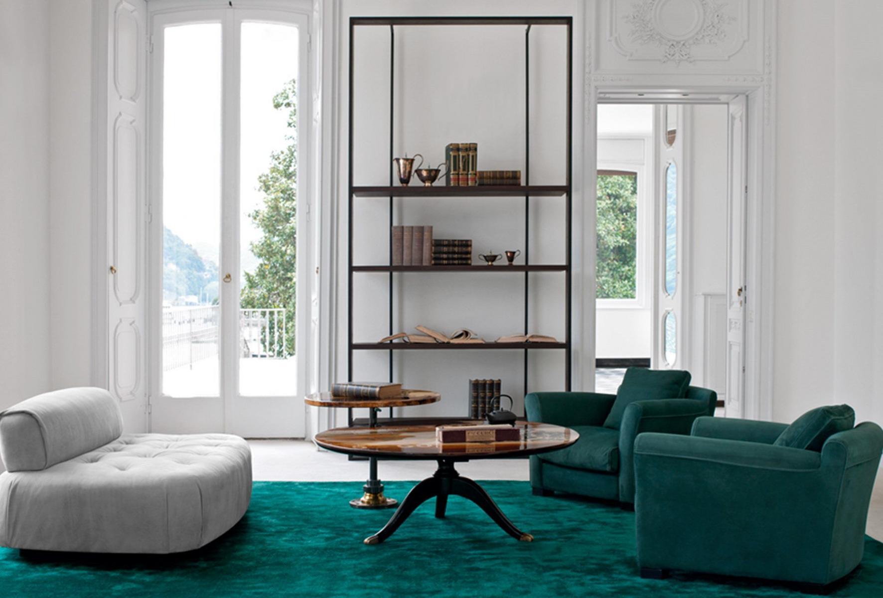 Open freestanding wooden bookcase | Bourgeois by Baxter