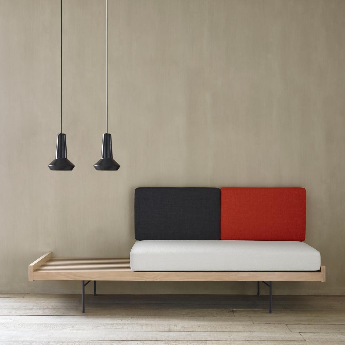 Upholstered fabric bench with back | Daybed by Ligne Roset