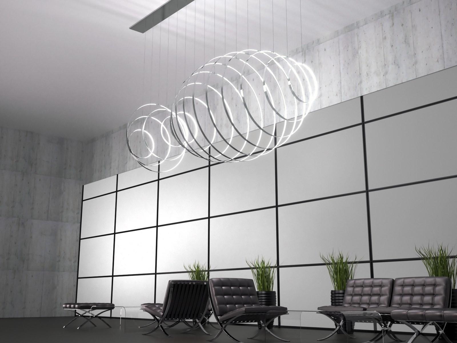 LED pendant lamp | Rings Verticale by Zava