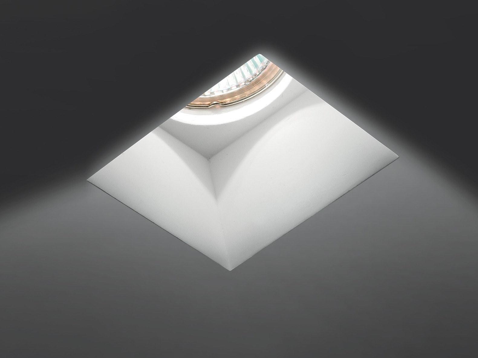 LED recessed plaster spotlight for false ceiling | Sd 081n I by Leucos