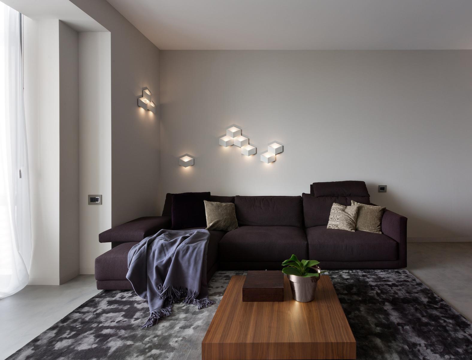 LED aluminium wall light | Fold Surface by Vibia