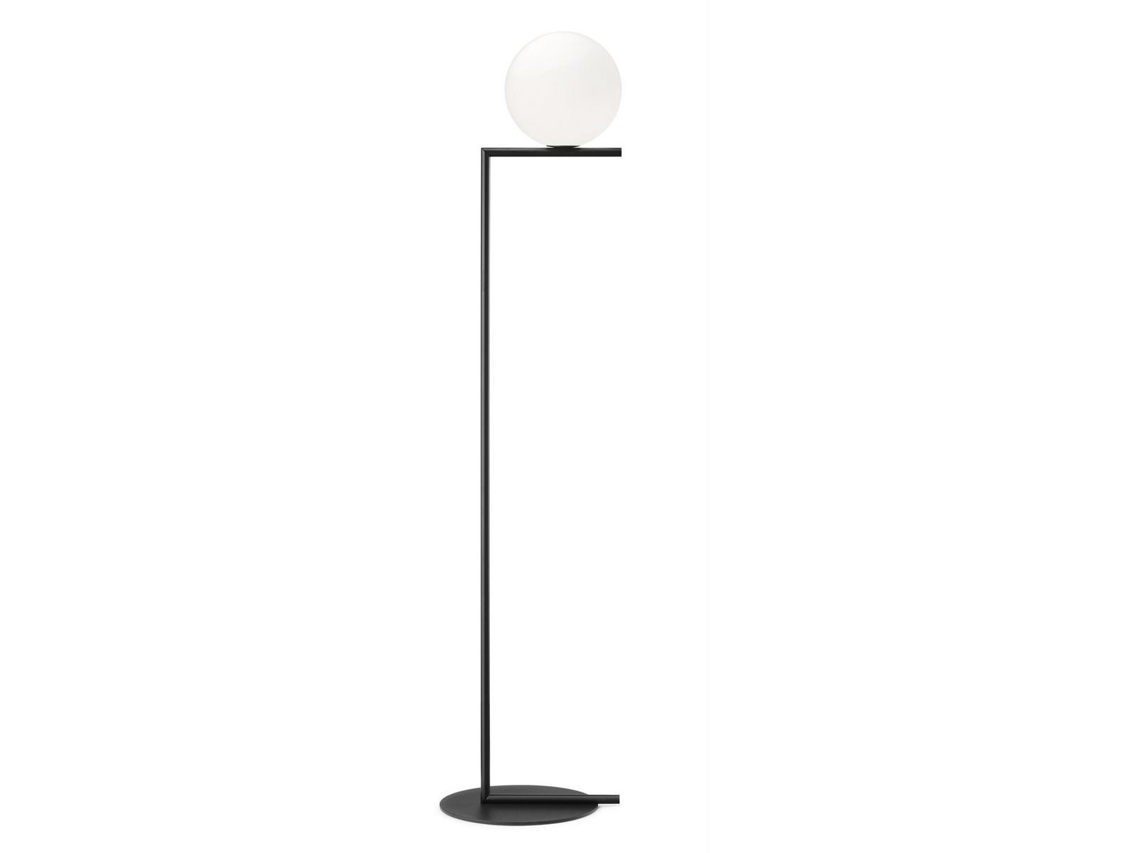 Brass floor lamp | Ic Lights F1 by Flos