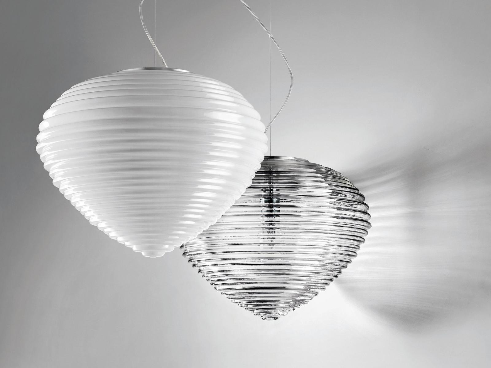 Blown glass pendant lamp | Spirit Sp by Vistosi