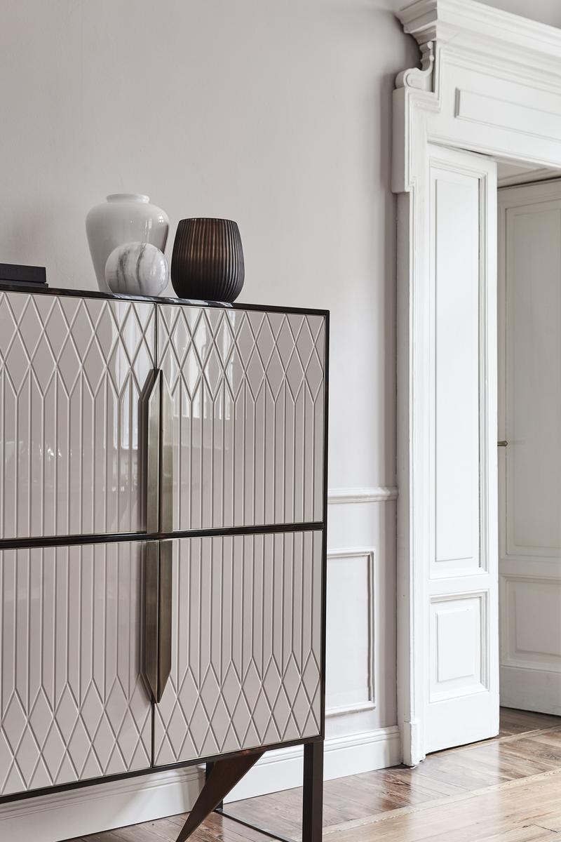 Wooden highboard with doors | Prisma by Capital Collection