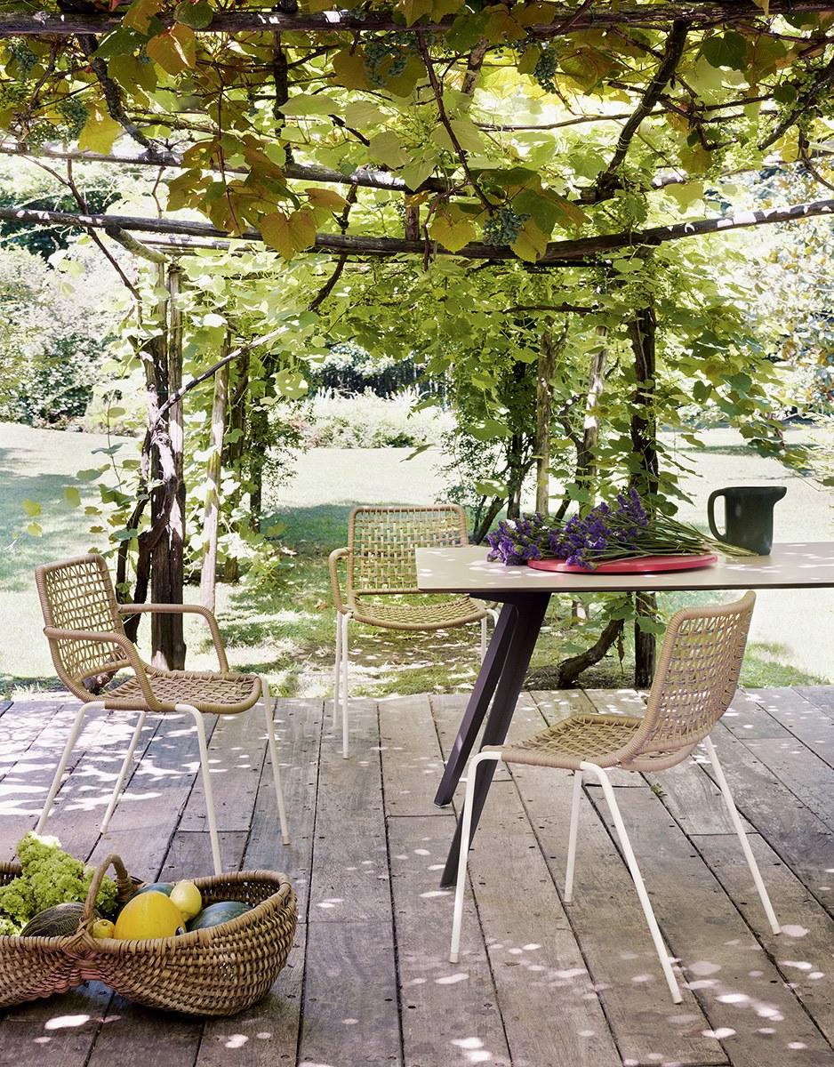 Steel chair with armrests | Egao by Potocco