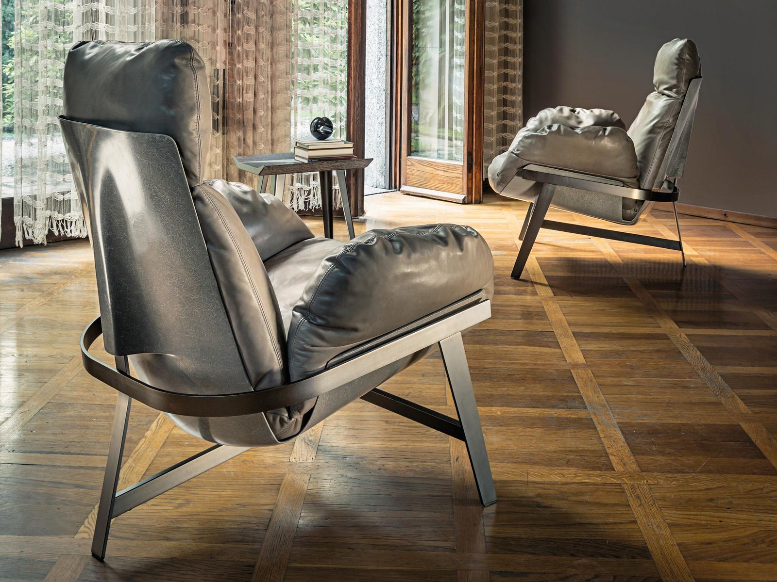 Leather armchair | Jupiter by Arketipo