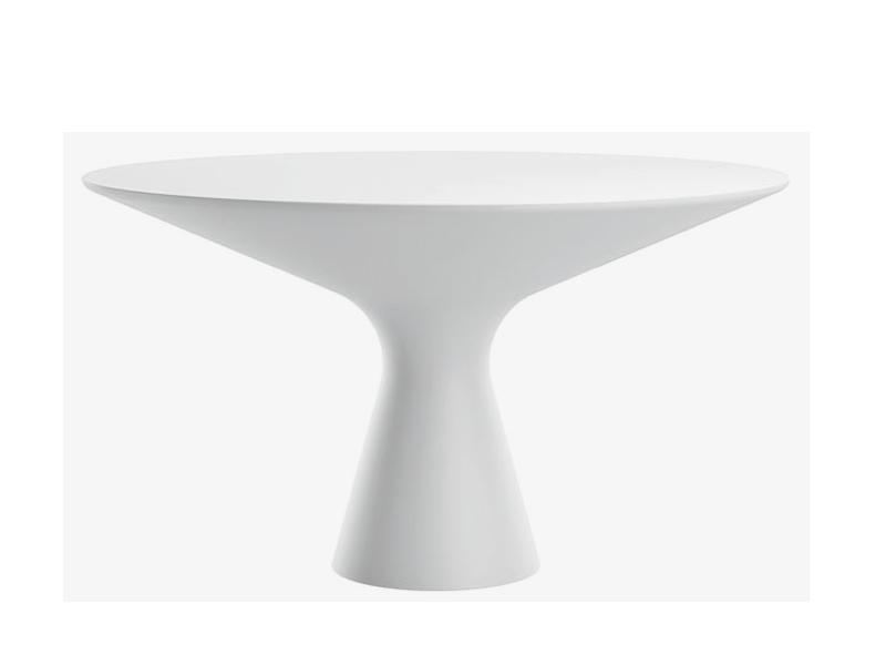 Round Cristalplant® living room table | Blanco by Zanotta