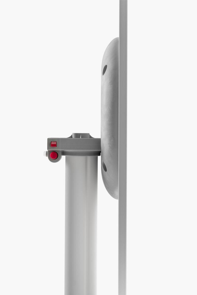 Round drop-leaf die cast aluminium table | Elliot 5470t by Pedrali