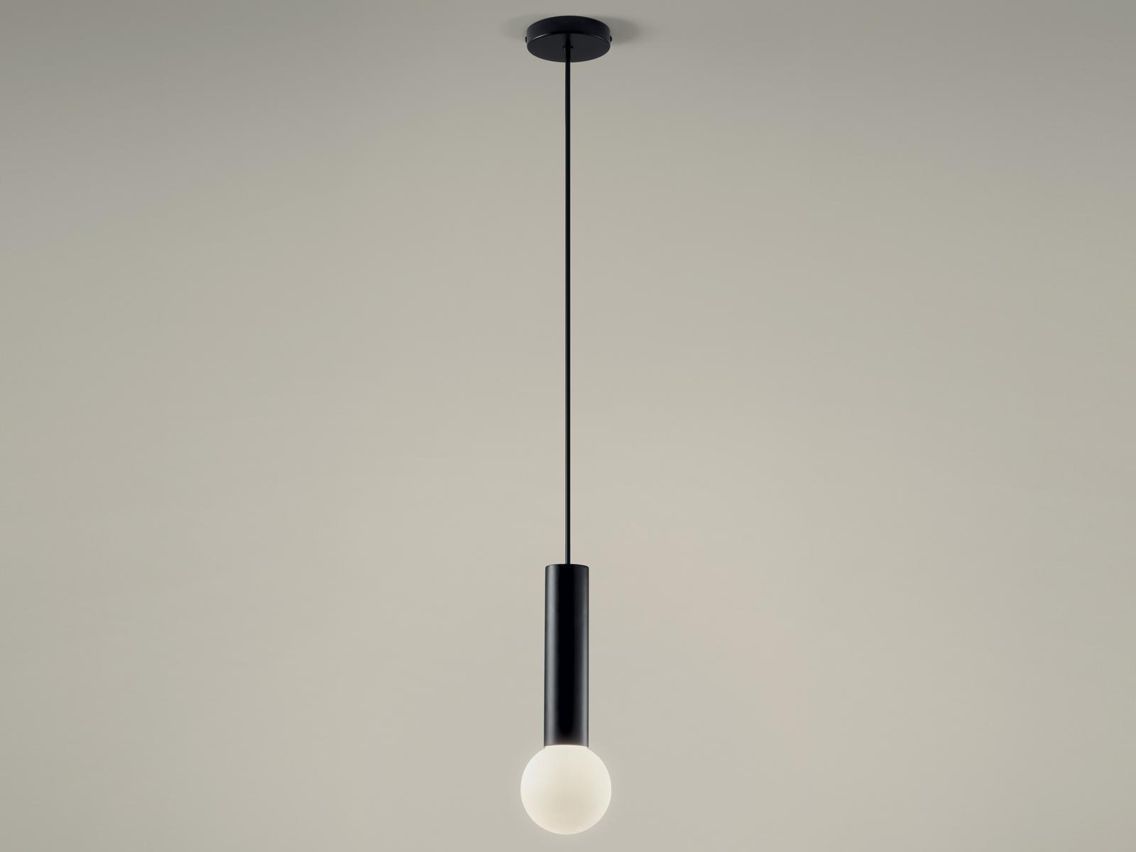 Glass and steel pendant lamp | Mist by Leds C4