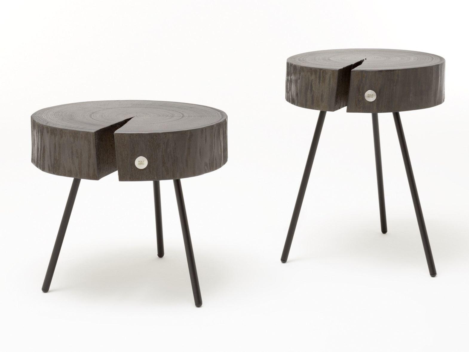 Round wooden coffee table | 8480 by Rolf Benz