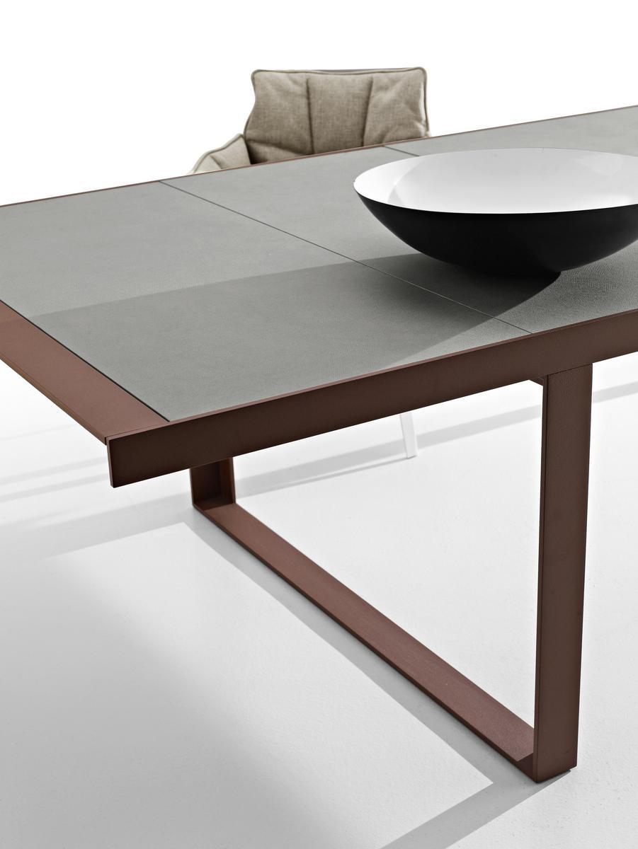 Rectangular porcelain stoneware garden table | Canasta by B&B Italia