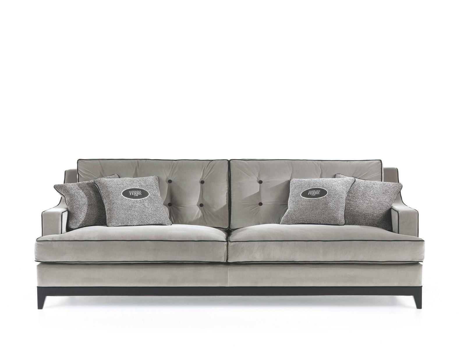 3 seater velvet sofa | Clark by Gianfranco Ferre Home