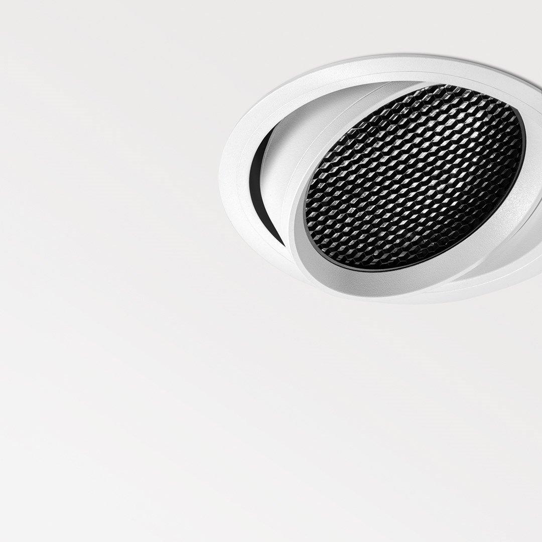 LED adjustable recessed aluminium spotlight | Wellit M by Arkoslight
