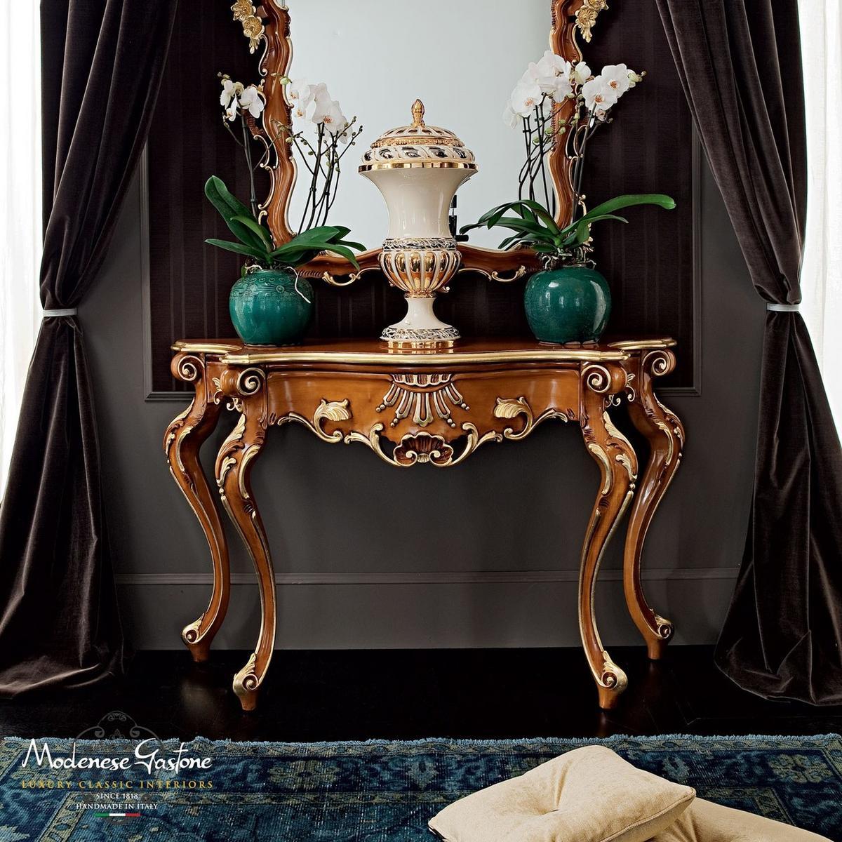 Solid wood console table | 12606 by Modenese Gastone