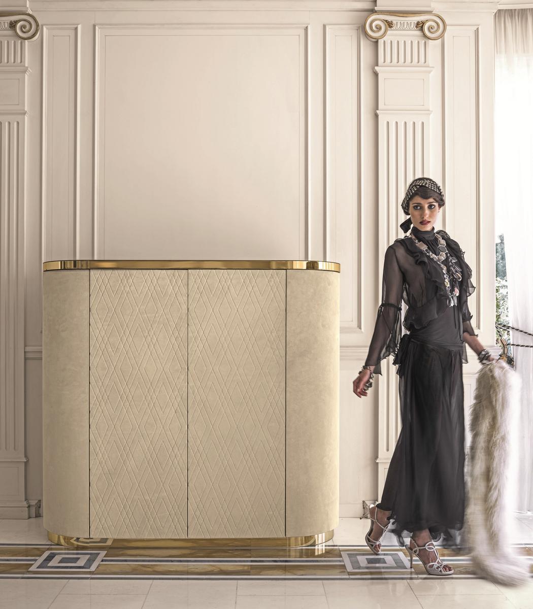 Veneer bar cabinet | Beverly by Longhi