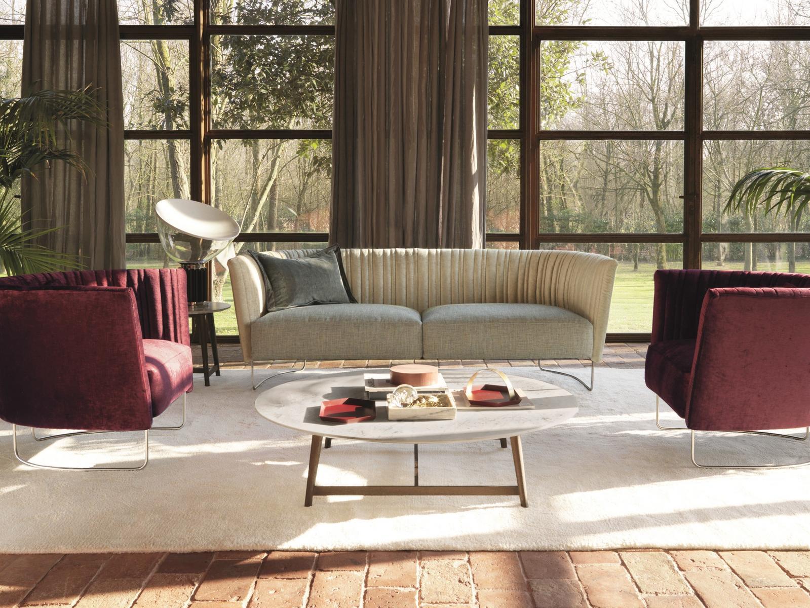 Fabric sofa with removable cover | Shellon by Desiree