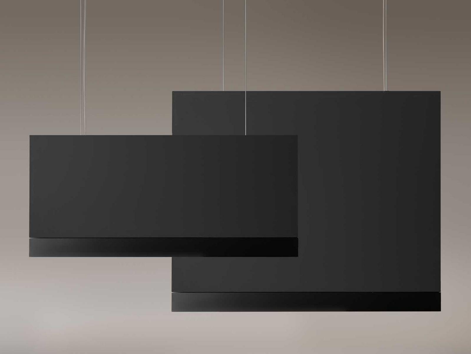 LED perforated metal pendant lamp | Stage Horizontal Silence by Olev