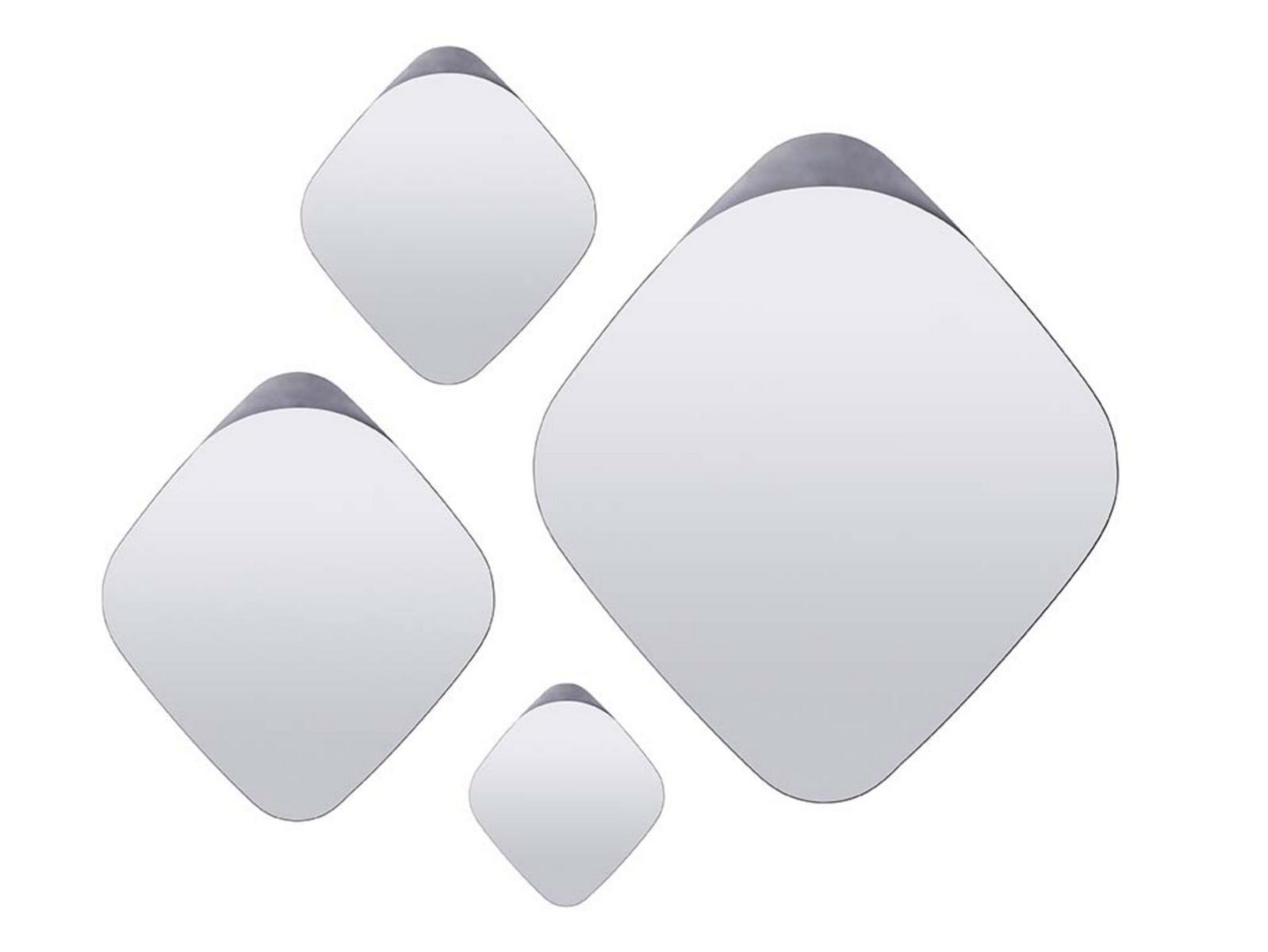 Wall-mounted glass mirror | Pynthon by Tonin Casa