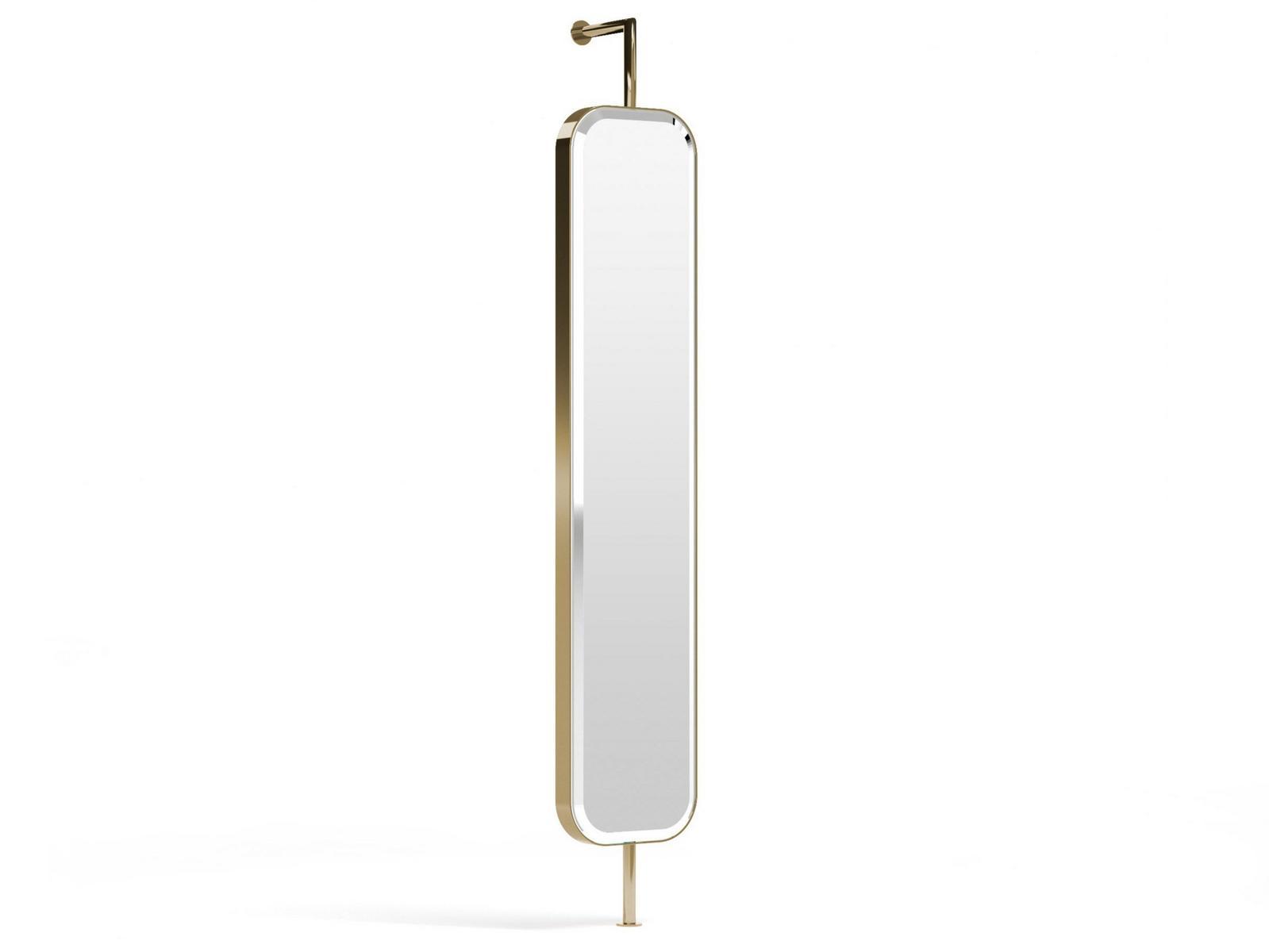 Rectangular wall-mounted steel mirror | Adone by Capital Collection