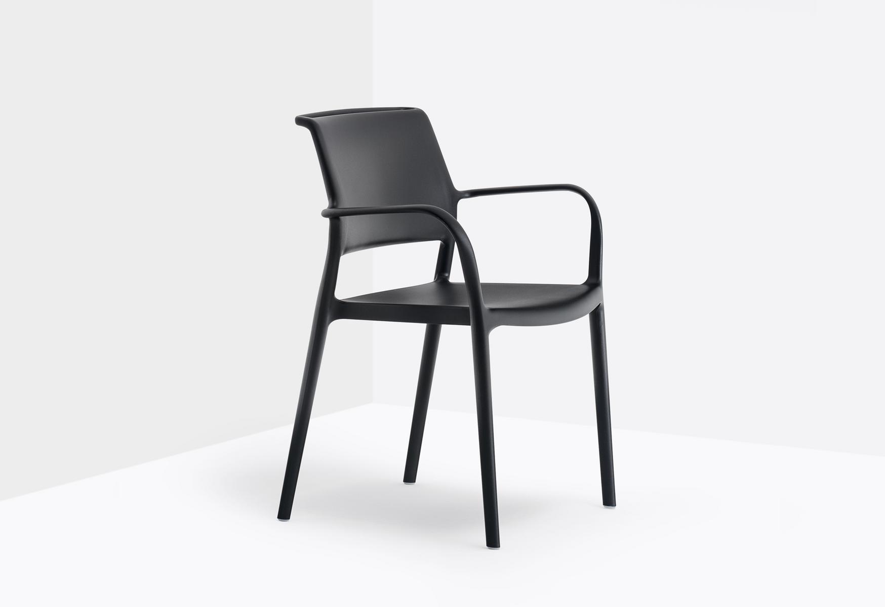 Polypropylene chair with armrests | Ara 315 by Pedrali