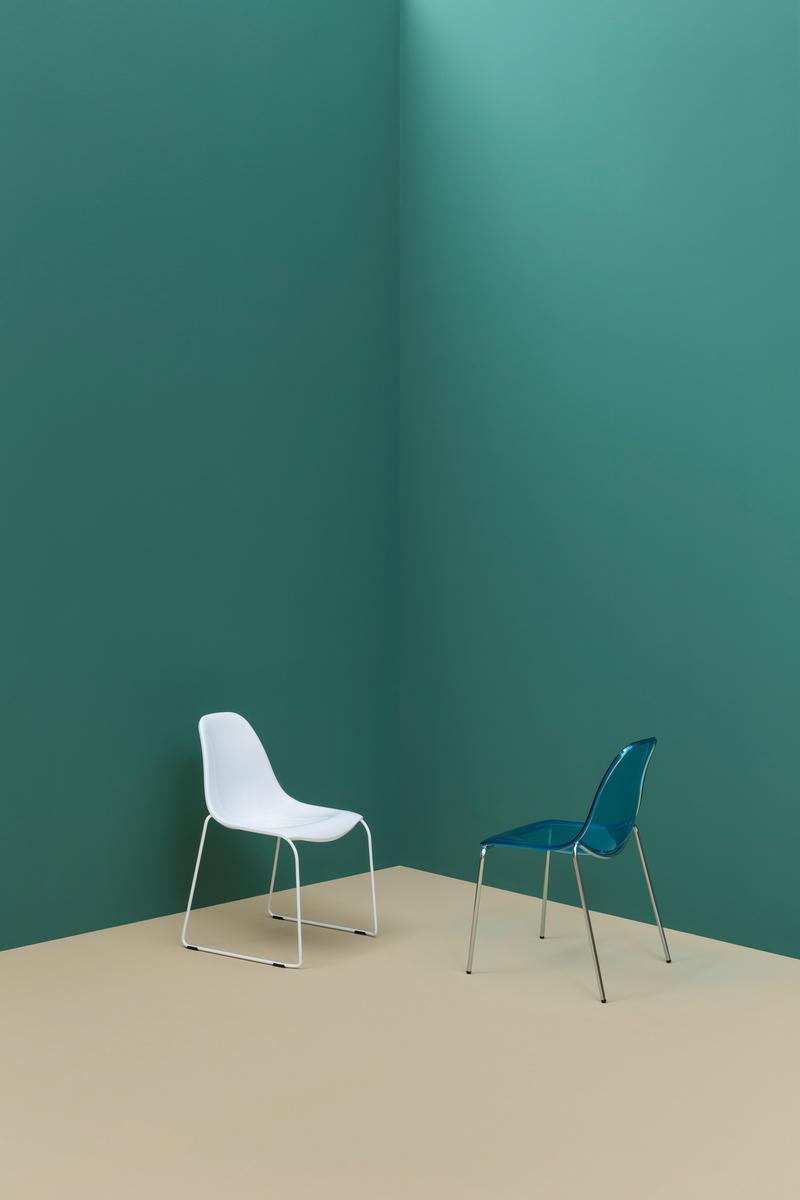Polycarbonate chair | Day Dream 405 by Pedrali