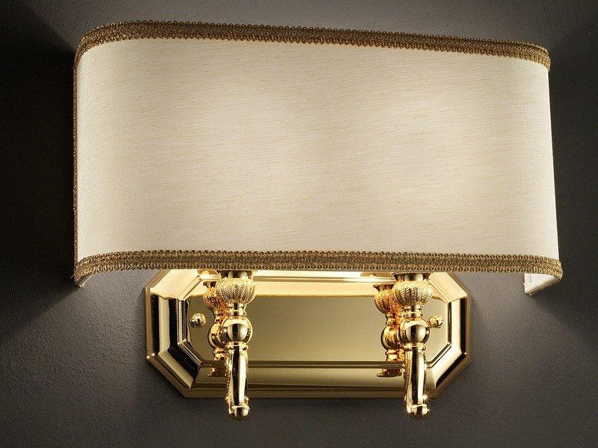 Incandescent brass wall lamp | Brass & Spots Ve 1065 A2 by Masiero