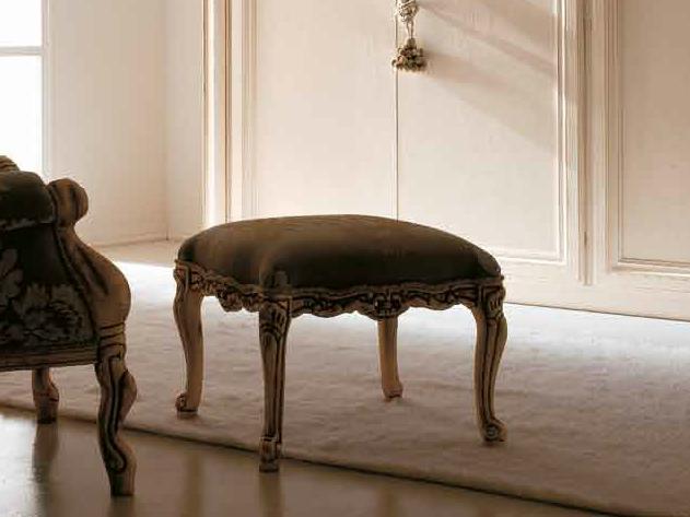 Upholstered pouf | Gemma by Corte Zari