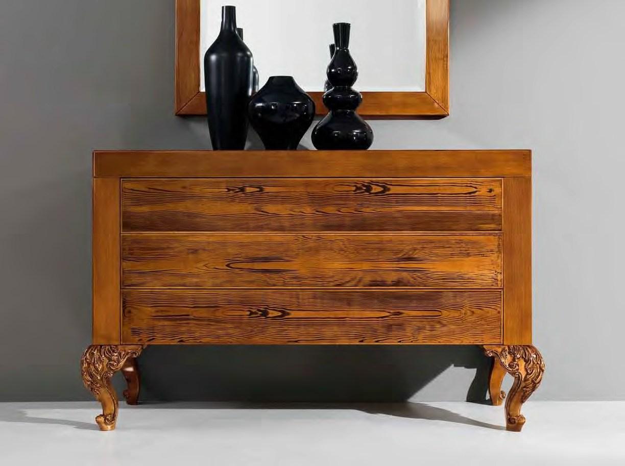 Wooden chest of drawers | Minimal Baroque by Modenese Gastone