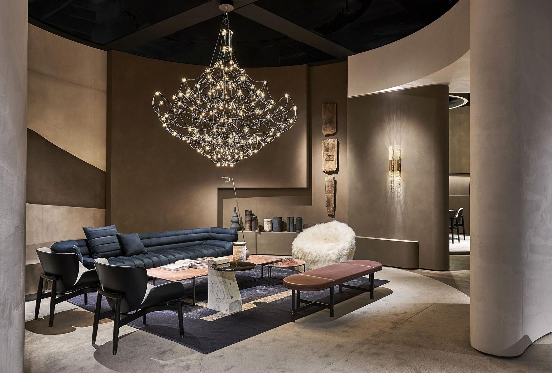 LED metal pendant lamp |  by Baxter