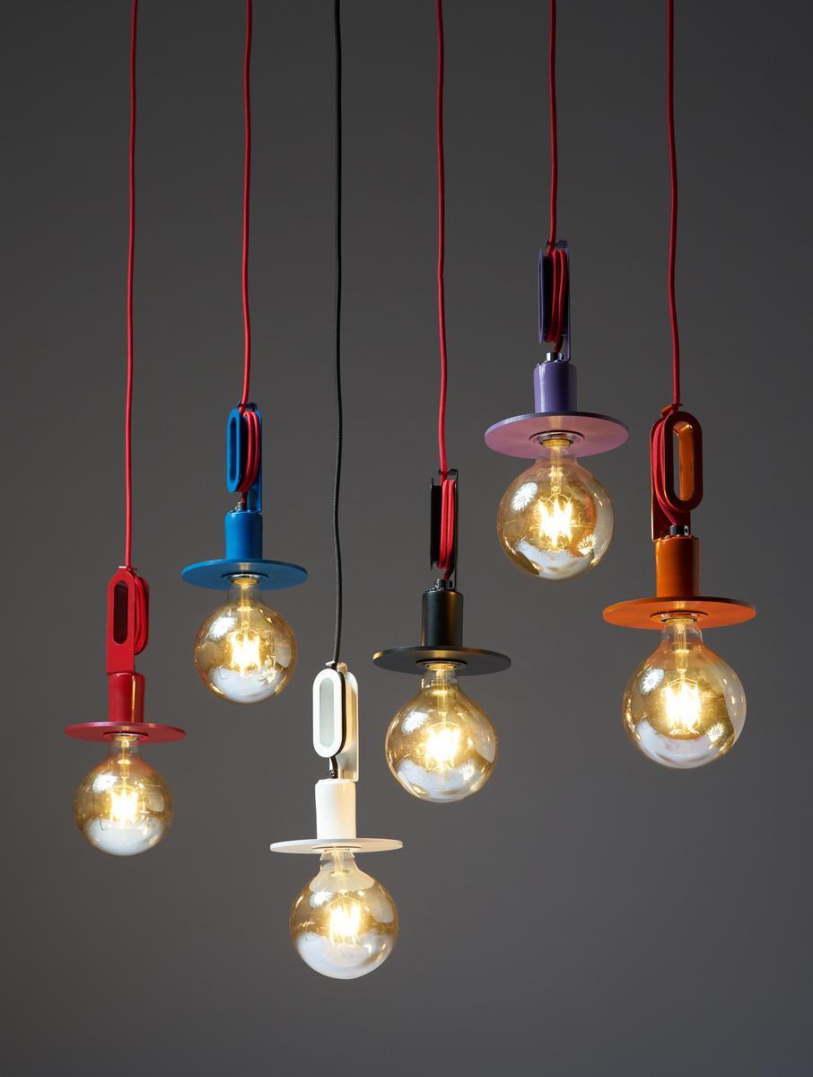 Direct light metal pendant lamp | Driyos Naked by Zava