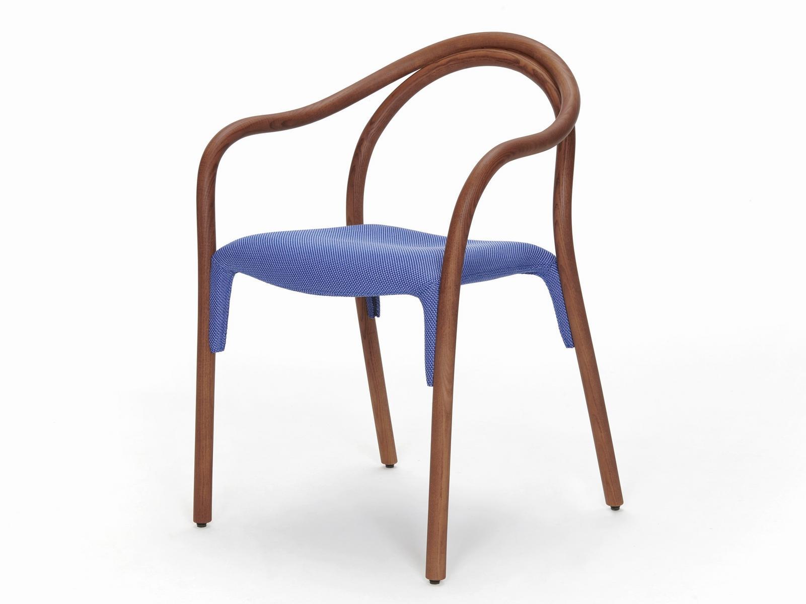 Ash chair with integrated cushion | Soul Soft 3747 by Pedrali