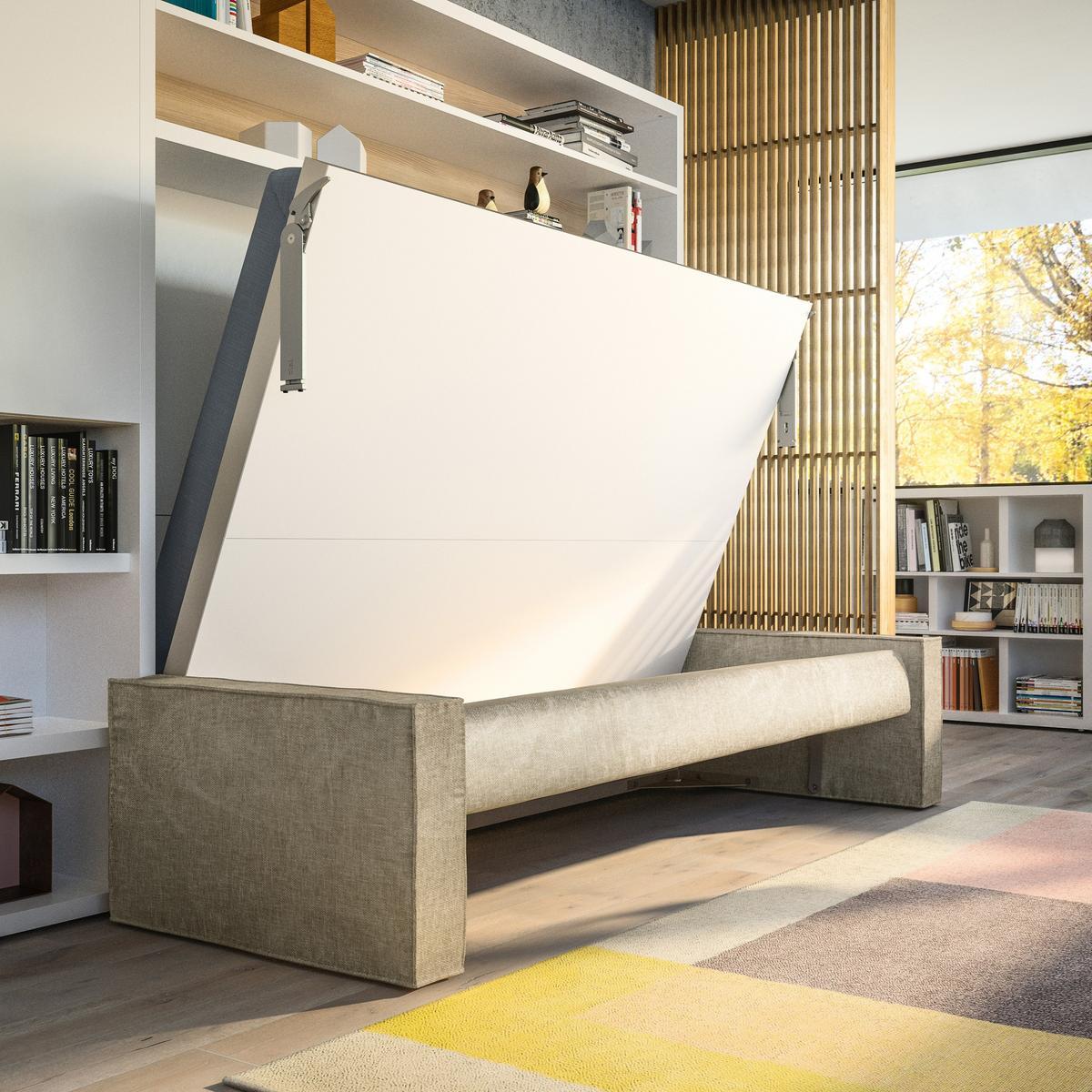 Storage wall with fold-away bed | Circe Sofa by CLEI