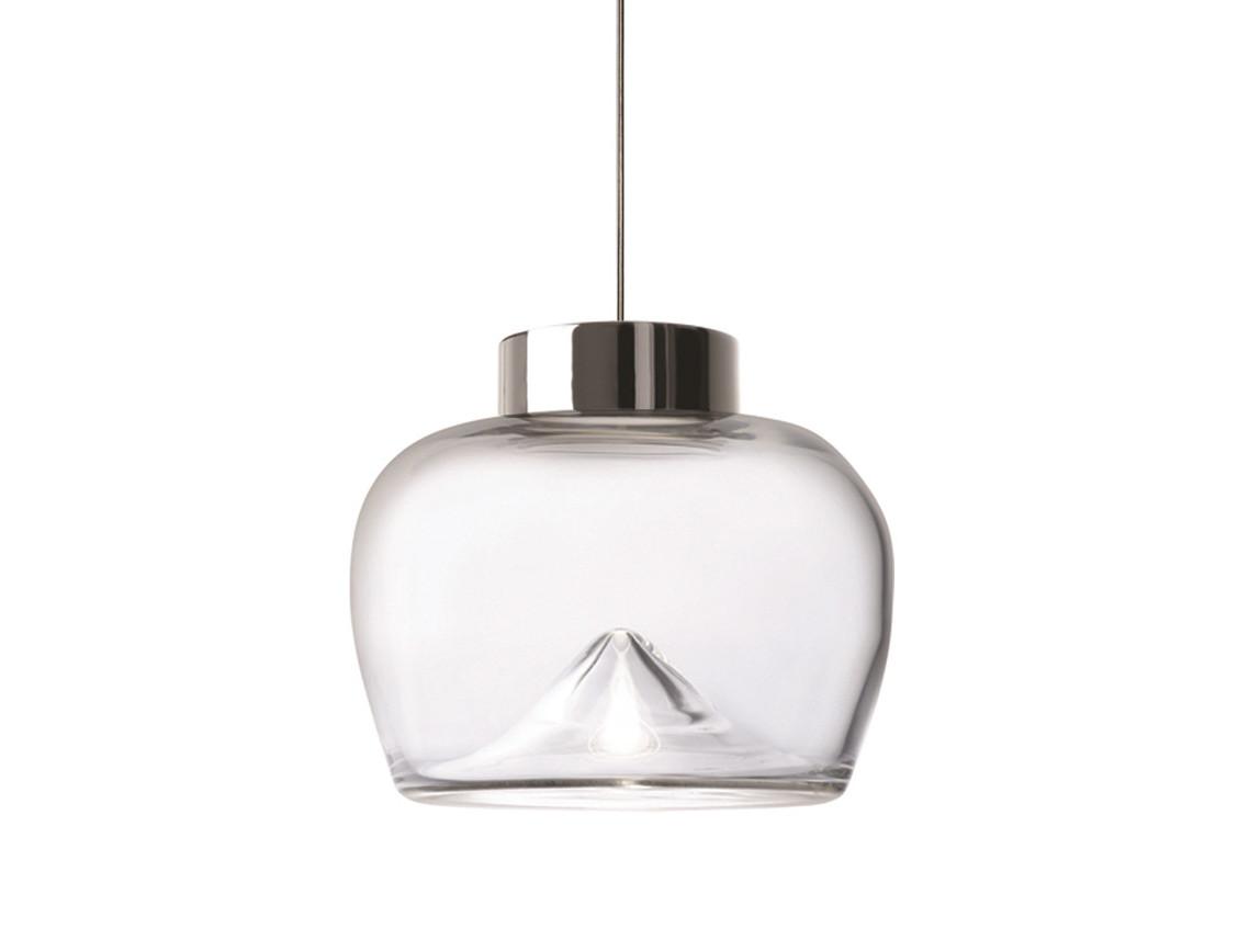 LED blown glass pendant lamp | Aella Bold S by Leucos