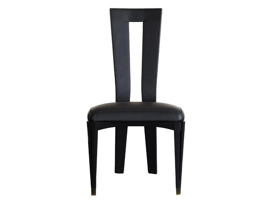 Walnut and leather chair | Michelangelo by Mantellassi 1926