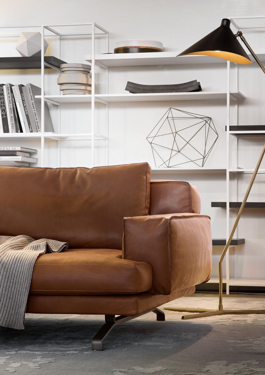 Leather sofa | Mustique by Lema