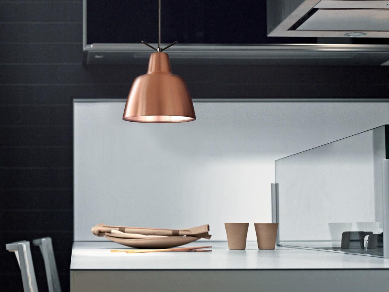 LED aluminium pendant lamp | Clochef S by Leucos