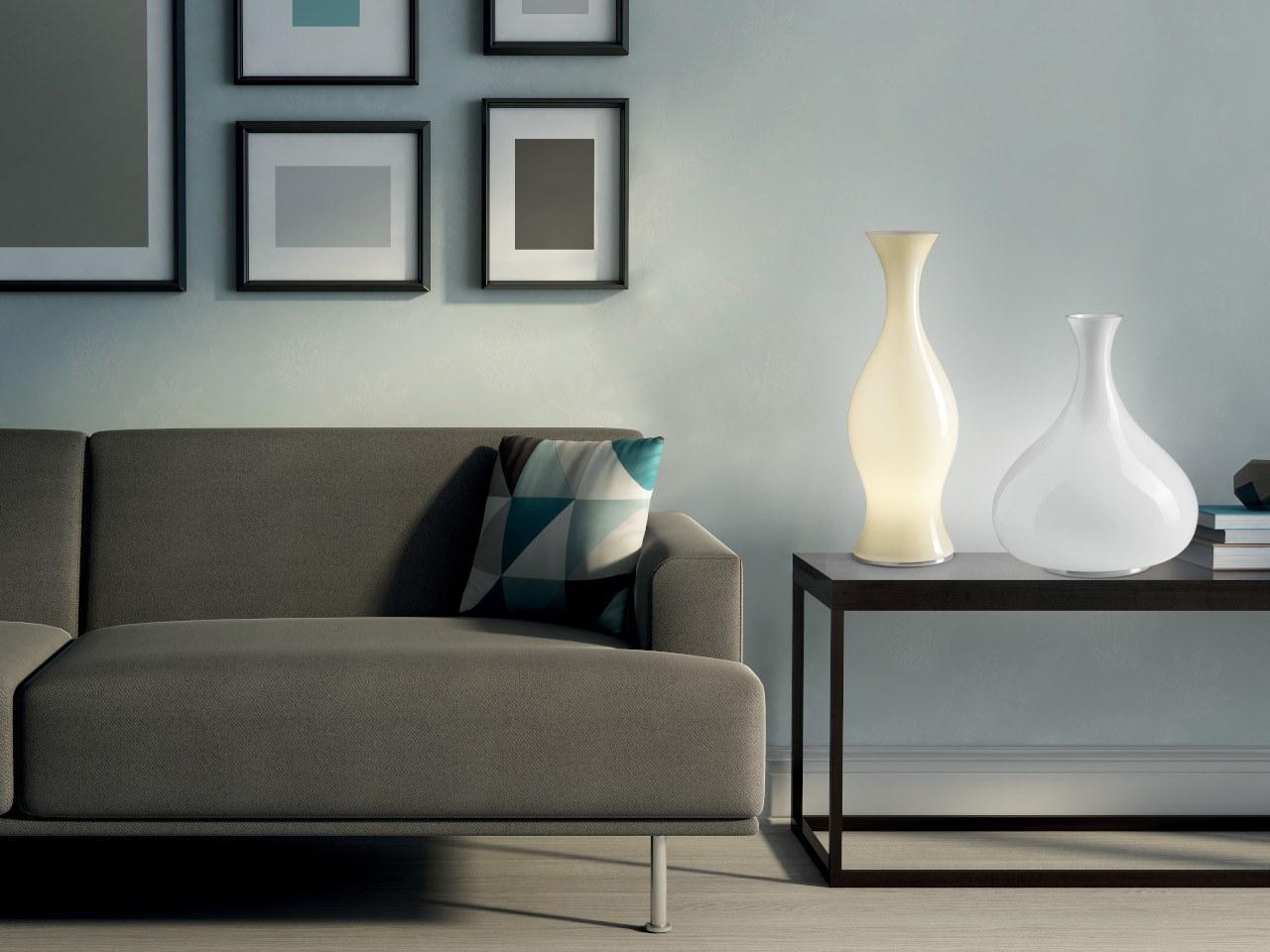 LED blown glass table lamp | Spring T by Leucos