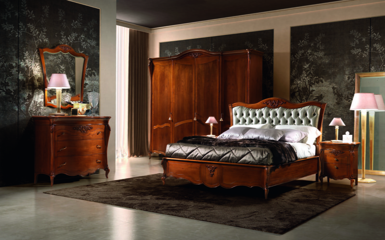 Solid wood bedroom set in a classic style | Certosa by Signorini Coco