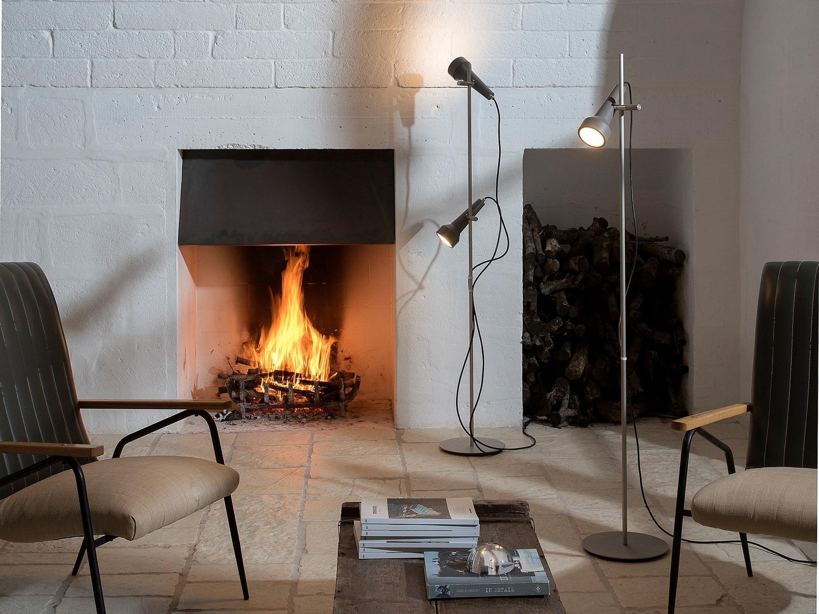 Direct light technopolymer floor lamp | Torcia by Karman