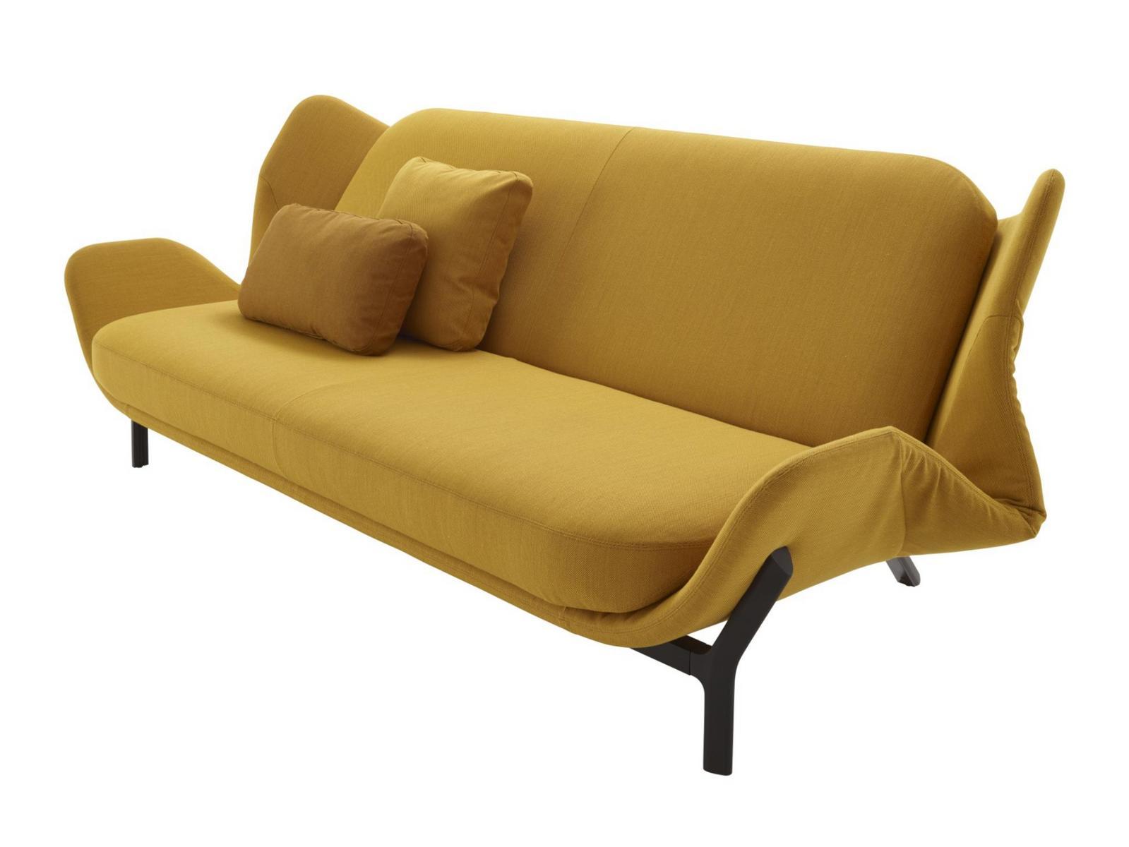 3 seater fabric sofa bed with removable cover | Clam by Ligne Roset