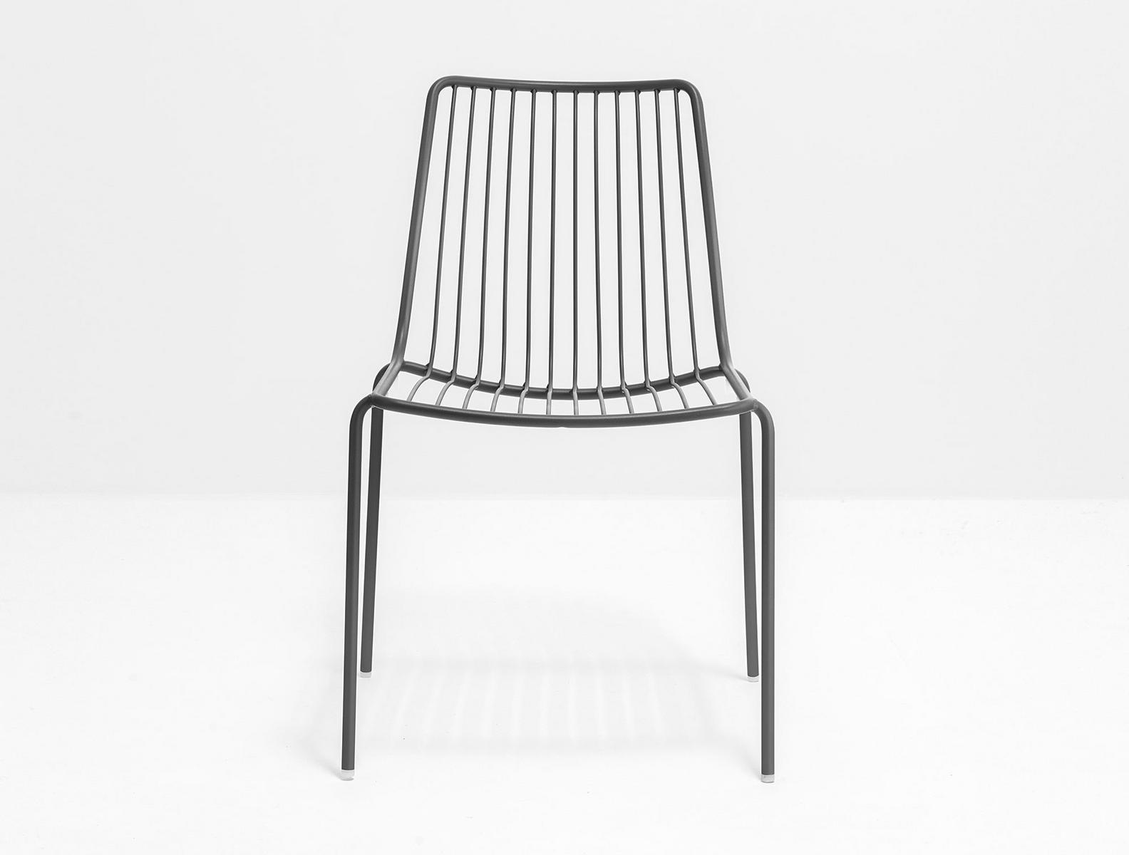 Stackable metal garden chair | Nolita 3651 by Pedrali