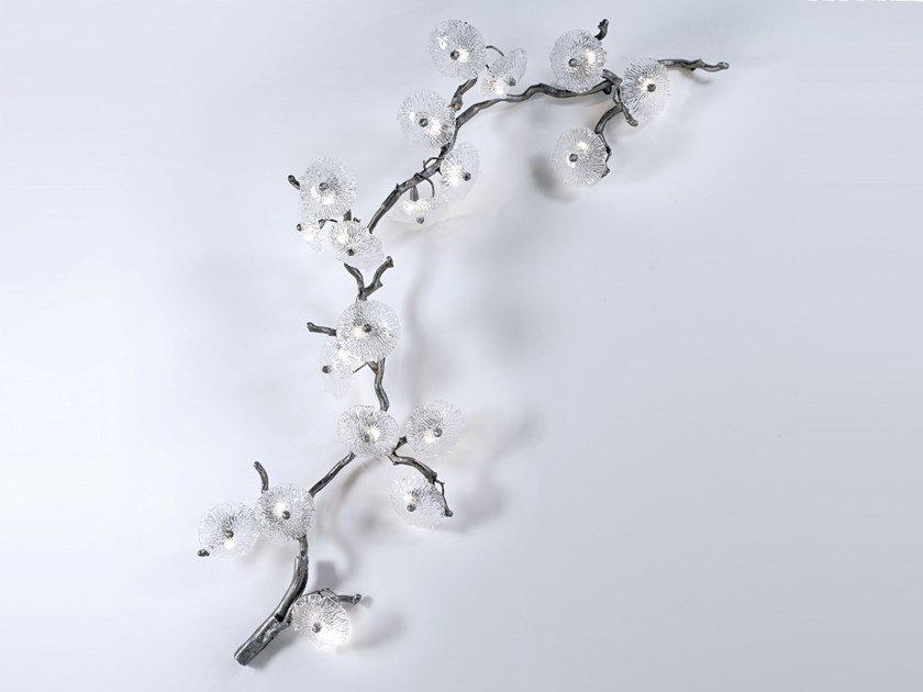 Handmade bronze wall lamp | Nenufar Ap1475/21 by Serip