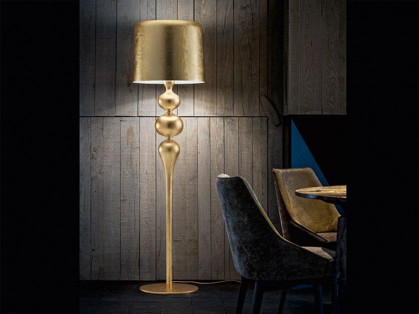 Powder coated aluminium floor lamp | Eva Stl3+1 by Masiero
