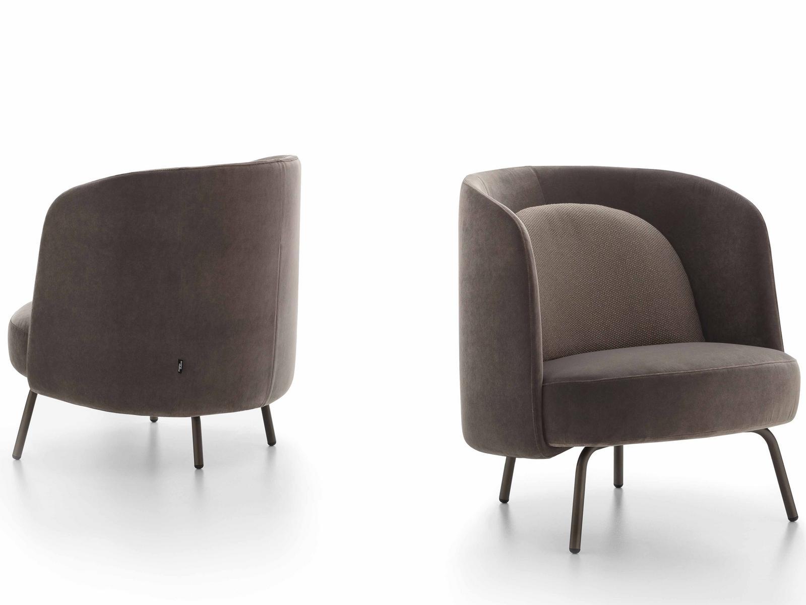 Upholstered fabric armchair | Lucia by Ditre Italia