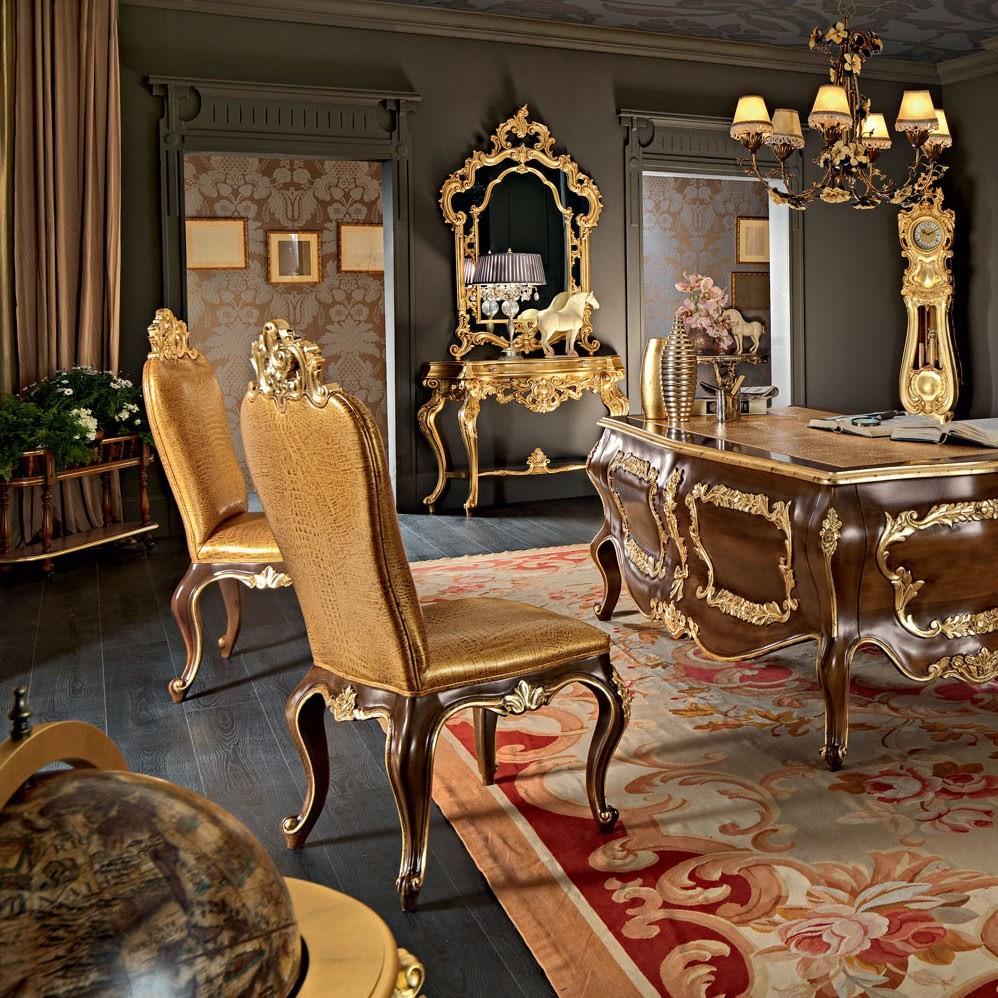 Upholstered leather chair | 11507 by Modenese Gastone